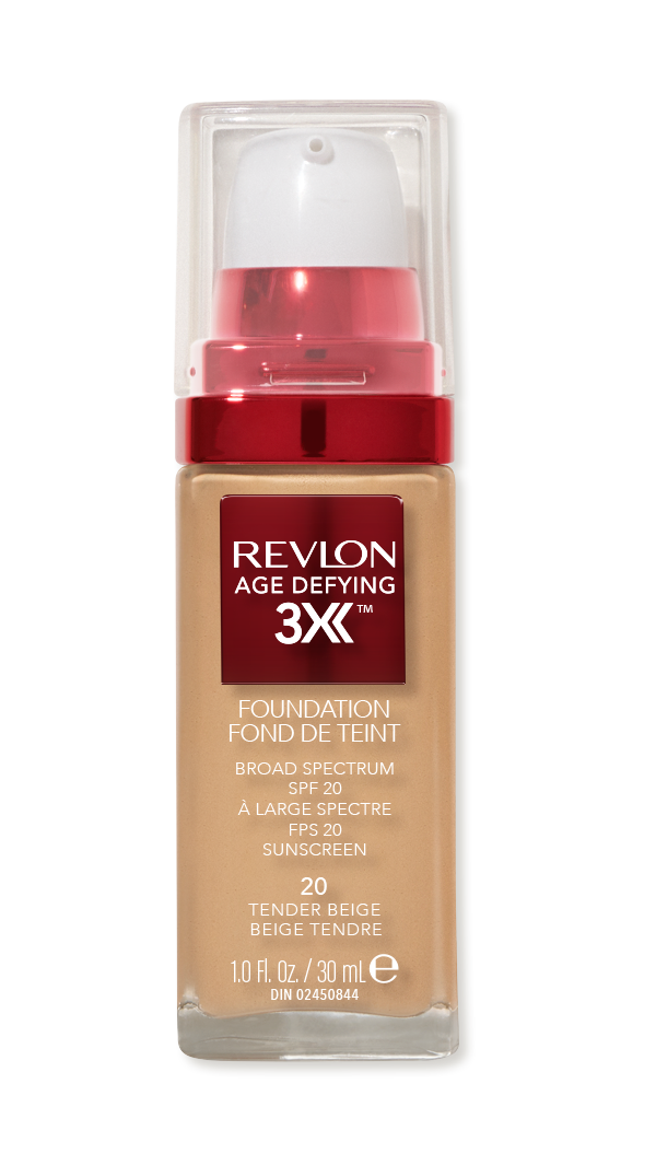 revlon face revlon age defying 3x foundation tender beige 