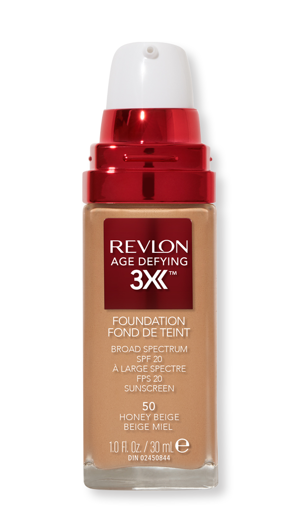 Face Foundation Revlon Age Defying 3X Foundation Honey Beige 309974531504 hero 9x16